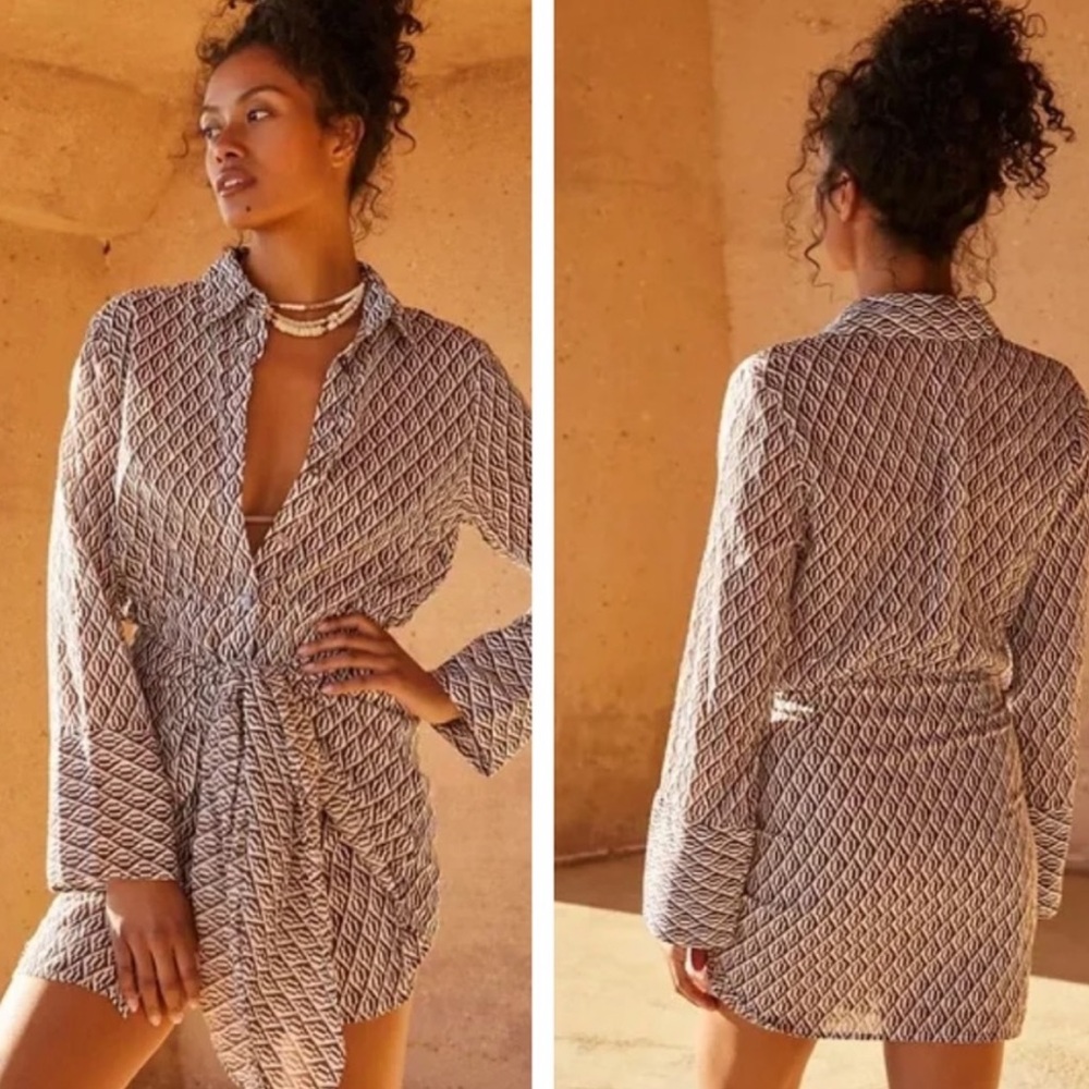 Free People Rillo Shirtdress